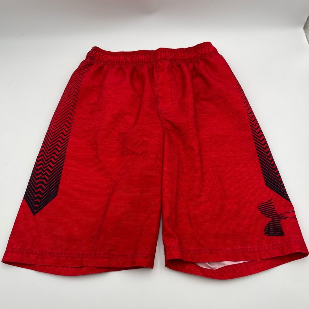 Under Armour Boys Red Swim Trunks
 Large
